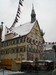 Bezirksrathaus Bad Cannstatt next door to the church where the  concert was held.