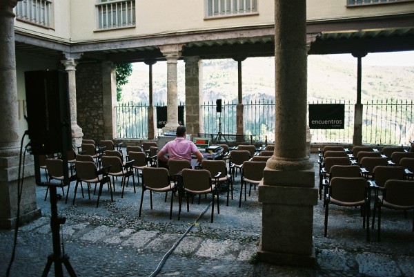 Concert space at Encuentros Cuenca: the cloister of Fundación Antonio Pérez