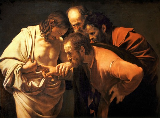 Caravaggio — The Incredulity of St Thomas